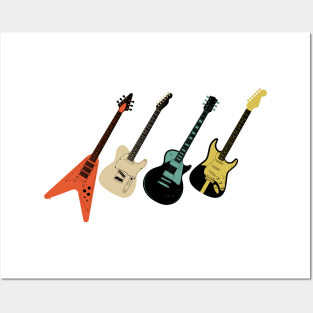 Vintage Guitars Posters and Art